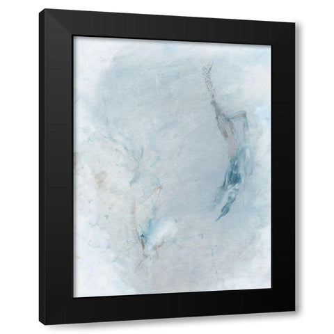 Azure Introspect II Black Modern Wood Framed Art Print by Stramel, Renee W.