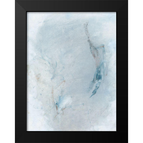 Azure Introspect II Black Modern Wood Framed Art Print by Stramel, Renee W.