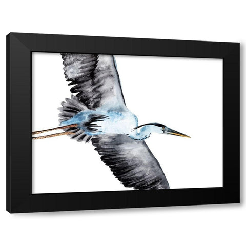 From the Sky III Black Modern Wood Framed Art Print with Double Matting by Wang, Melissa