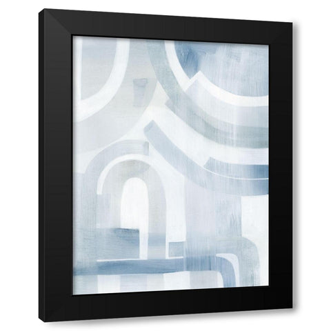 Snow Streams II Black Modern Wood Framed Art Print by Popp, Grace