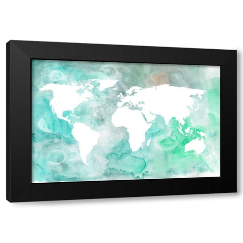 Dreaming of Earth II Black Modern Wood Framed Art Print with Double Matting by Wang, Melissa