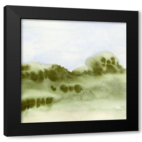 Summer Dreamscape I Black Modern Wood Framed Art Print by Caroline, Emma