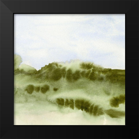 Summer Dreamscape II Black Modern Wood Framed Art Print by Caroline, Emma