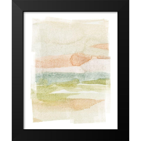 Soft Stack I Black Modern Wood Framed Art Print by Caroline, Emma