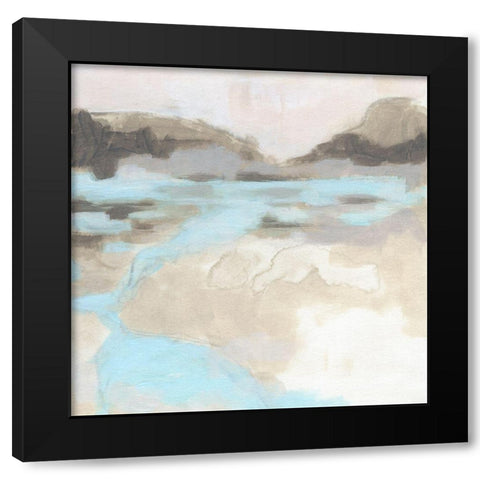 Neutral Plain I Black Modern Wood Framed Art Print with Double Matting by Vess, June Erica