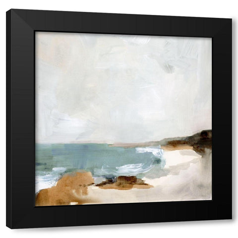 Ocean Sigh II Black Modern Wood Framed Art Print by Barnes, Victoria