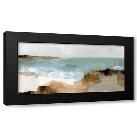 Ocean Sigh III Black Modern Wood Framed Art Print by Barnes, Victoria