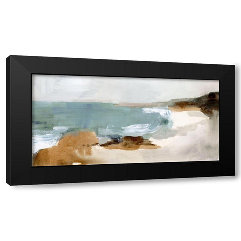 Ocean Sigh IV Black Modern Wood Framed Art Print with Double Matting by Barnes, Victoria