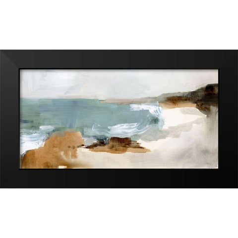 Ocean Sigh IV Black Modern Wood Framed Art Print by Barnes, Victoria