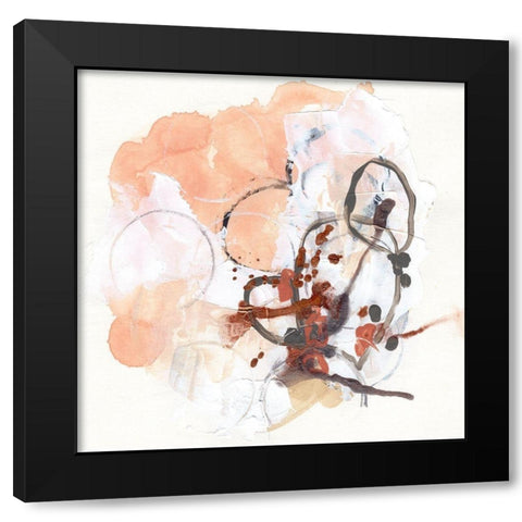 Rosewood I Black Modern Wood Framed Art Print by Vess, June Erica