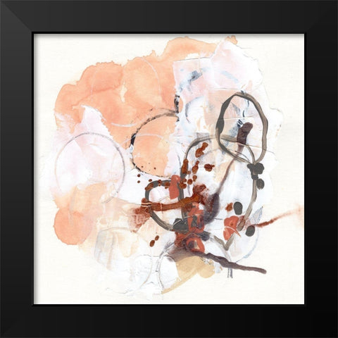 Rosewood I Black Modern Wood Framed Art Print by Vess, June Erica