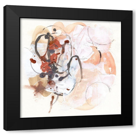 Rosewood II Black Modern Wood Framed Art Print with Double Matting by Vess, June Erica
