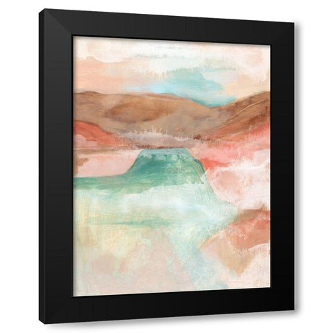 Watermark Mesa II Black Modern Wood Framed Art Print by Vess, June Erica