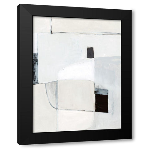 Soft Spoken II Black Modern Wood Framed Art Print with Double Matting by Barnes, Victoria