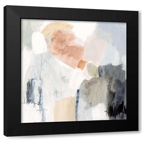 Singe I Black Modern Wood Framed Art Print with Double Matting by Barnes, Victoria