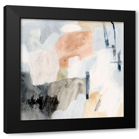 Singe II Black Modern Wood Framed Art Print by Barnes, Victoria