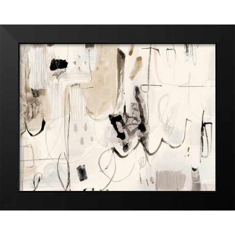 Net Neutral II Black Modern Wood Framed Art Print by Barnes, Victoria