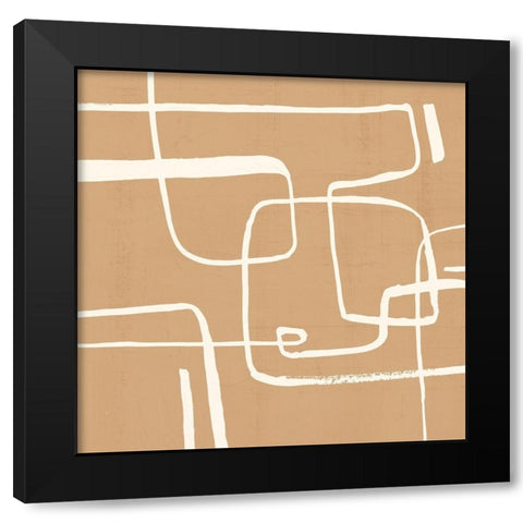 Wayfinder I Black Modern Wood Framed Art Print by Barnes, Victoria