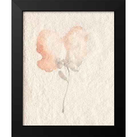 Fleur Petite I Black Modern Wood Framed Art Print by Goldberger, Jennifer