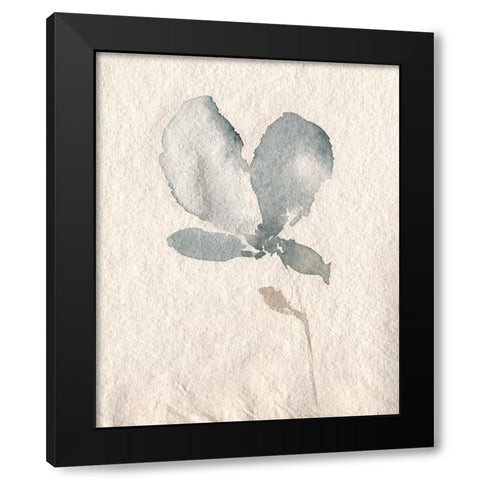 UA Fleur Petite IV Black Modern Wood Framed Art Print with Double Matting by Goldberger, Jennifer