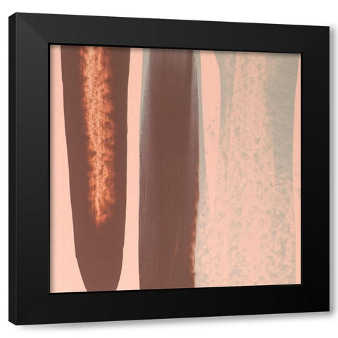 Aurora I Black Modern Wood Framed Art Print with Double Matting by Aryai, Sia