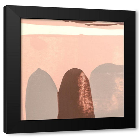 Aurora II Black Modern Wood Framed Art Print by Aryai, Sia