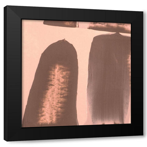 Aurora III Black Modern Wood Framed Art Print by Aryai, Sia