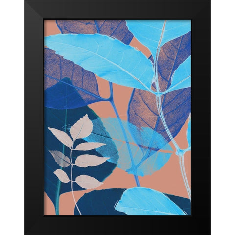 Folio II Black Modern Wood Framed Art Print by Aryai, Sia