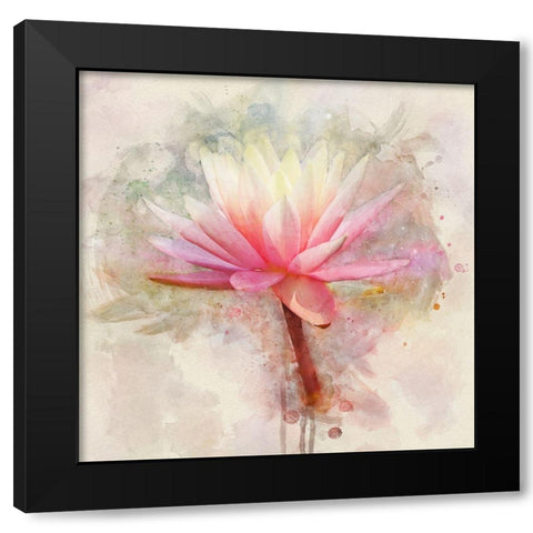Pretty in Pastel I Black Modern Wood Framed Art Print with Double Matting by Robertson, Leda