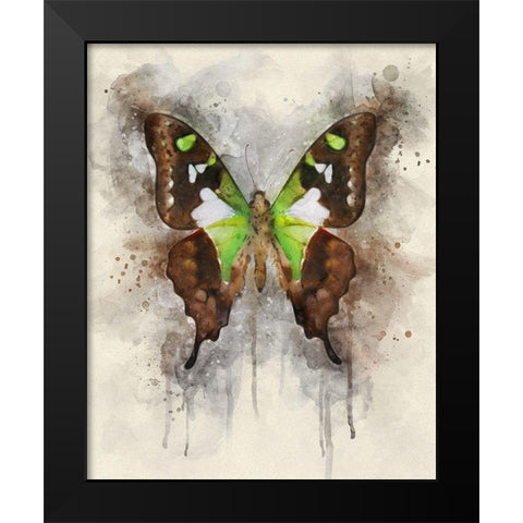 Natural Abstraction I Black Modern Wood Framed Art Print by Robertson, Leda