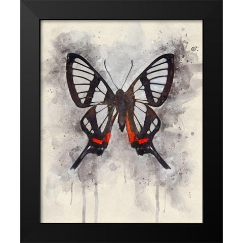 Natural Abstraction II Black Modern Wood Framed Art Print by Robertson, Leda