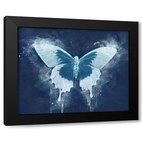 Natures Angel I Black Modern Wood Framed Art Print with Double Matting by Robertson, Leda