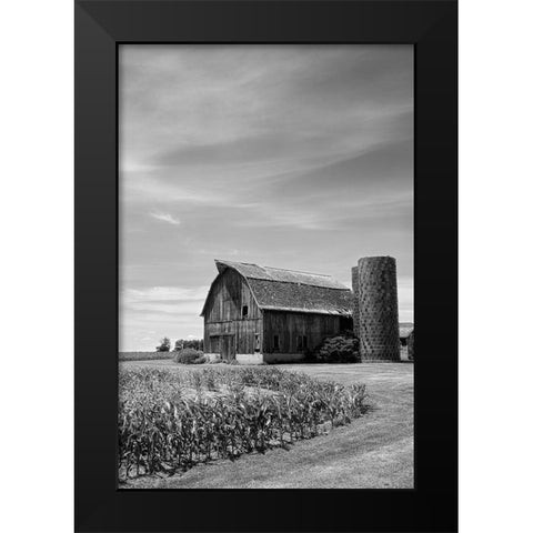 Farm Serenity II Black Modern Wood Framed Art Print by Robertson, Leda