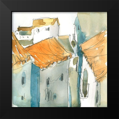 Nerja Moment I Black Modern Wood Framed Art Print by Dixon, Samuel