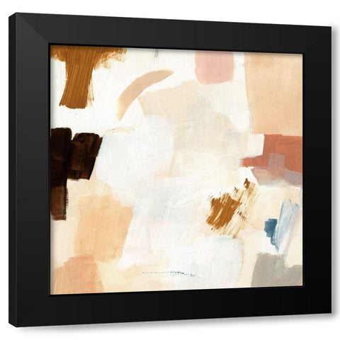 Sprung I Black Modern Wood Framed Art Print with Double Matting by Barnes, Victoria