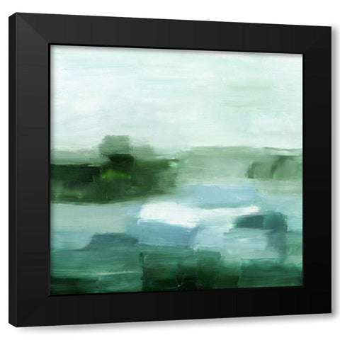 Verte Horizon II Black Modern Wood Framed Art Print by Harper, Ethan