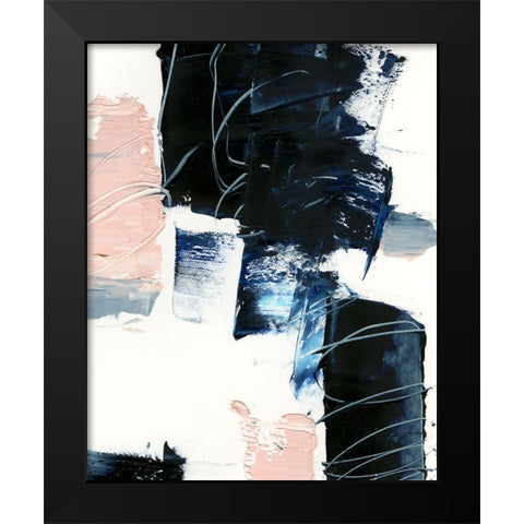 Untangle II Black Modern Wood Framed Art Print by Harper, Ethan