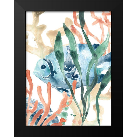 In the Kelp II Black Modern Wood Framed Art Print by Vess, June Erica