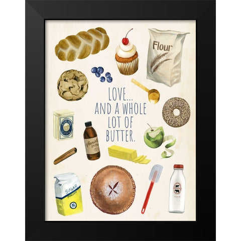 Secret Ingredient II Black Modern Wood Framed Art Print by Popp, Grace