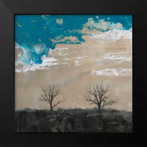 Two Trees II Black Modern Wood Framed Art Print by Ludwig, Alicia