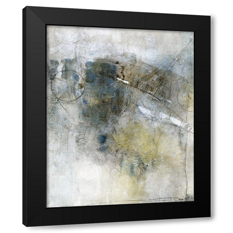 A View From Above II Black Modern Wood Framed Art Print with Double Matting by OToole, Tim