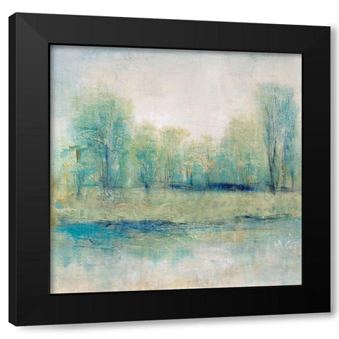 Seclusion II Black Modern Wood Framed Art Print with Double Matting by OToole, Tim