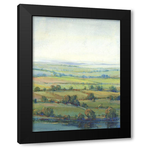 Paradise Valley I Black Modern Wood Framed Art Print with Double Matting by OToole, Tim