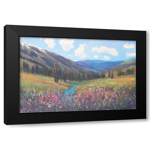 Mountain Pass II Black Modern Wood Framed Art Print with Double Matting by OToole, Tim