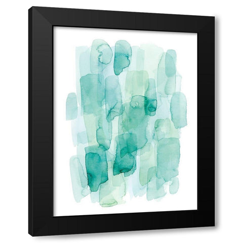 Water Whispers I Black Modern Wood Framed Art Print by Popp, Grace