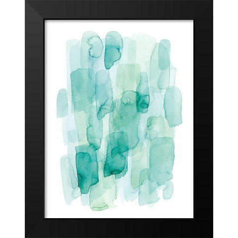 Water Whispers I Black Modern Wood Framed Art Print by Popp, Grace