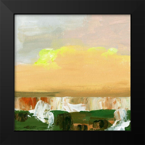 Wetland Sunrise I Black Modern Wood Framed Art Print by Wang, Melissa