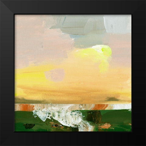 Wetland Sunrise III Black Modern Wood Framed Art Print by Wang, Melissa