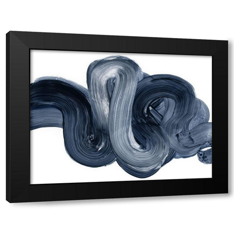 Offshore II Black Modern Wood Framed Art Print with Double Matting by Barnes, Victoria