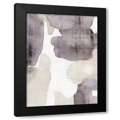 Tessera Wash I Black Modern Wood Framed Art Print by Warren, Annie